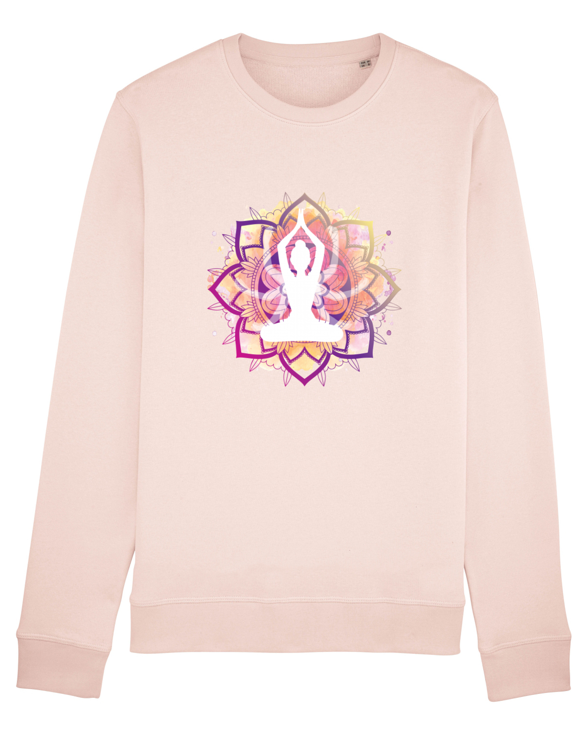 Bluză mânecă lungă Unisex Rise Candy Pink