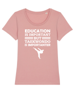 TAEKWONDO Tricou mânecă scurtă guler larg fitted Damă Expresser
