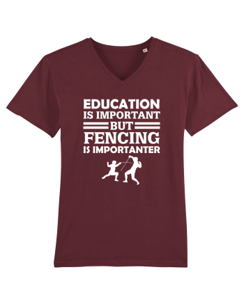 FENCING Burgundy