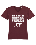 KICKBOXING Tricou mânecă scurtă guler V Bărbat Presenter