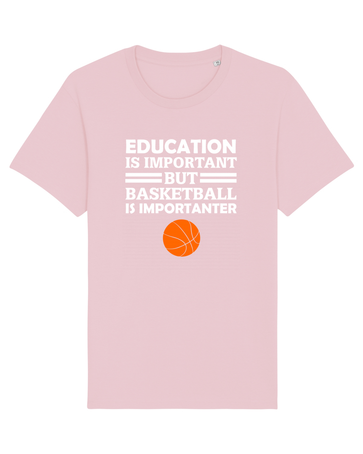 Tricou mânecă scurtă Unisex Rocker Cotton Pink