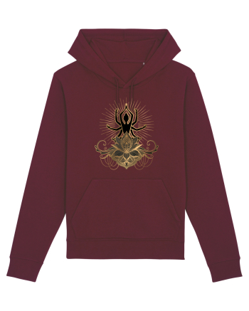 Yoga Lotus Auriu Burgundy