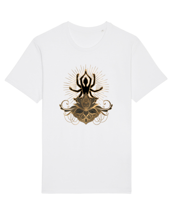 Yoga Lotus Auriu White
