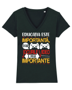 Jocurile video e mai importante Tricou mânecă scurtă guler V Damă Evoker