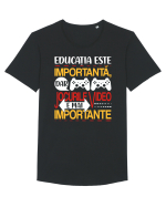 Jocurile video e mai importante Tricou mânecă scurtă guler larg Bărbat Skater