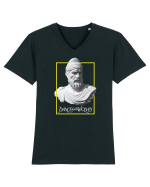Dansand cu lupii Tricou mânecă scurtă guler V Bărbat Presenter