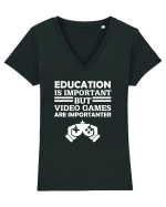 VIDEO GAMES Tricou mânecă scurtă guler V Damă Evoker