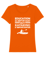 KAYAKING Tricou mânecă scurtă guler larg fitted Damă Expresser