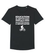 MOUNTAIN BIKING Tricou mânecă scurtă guler larg Bărbat Skater