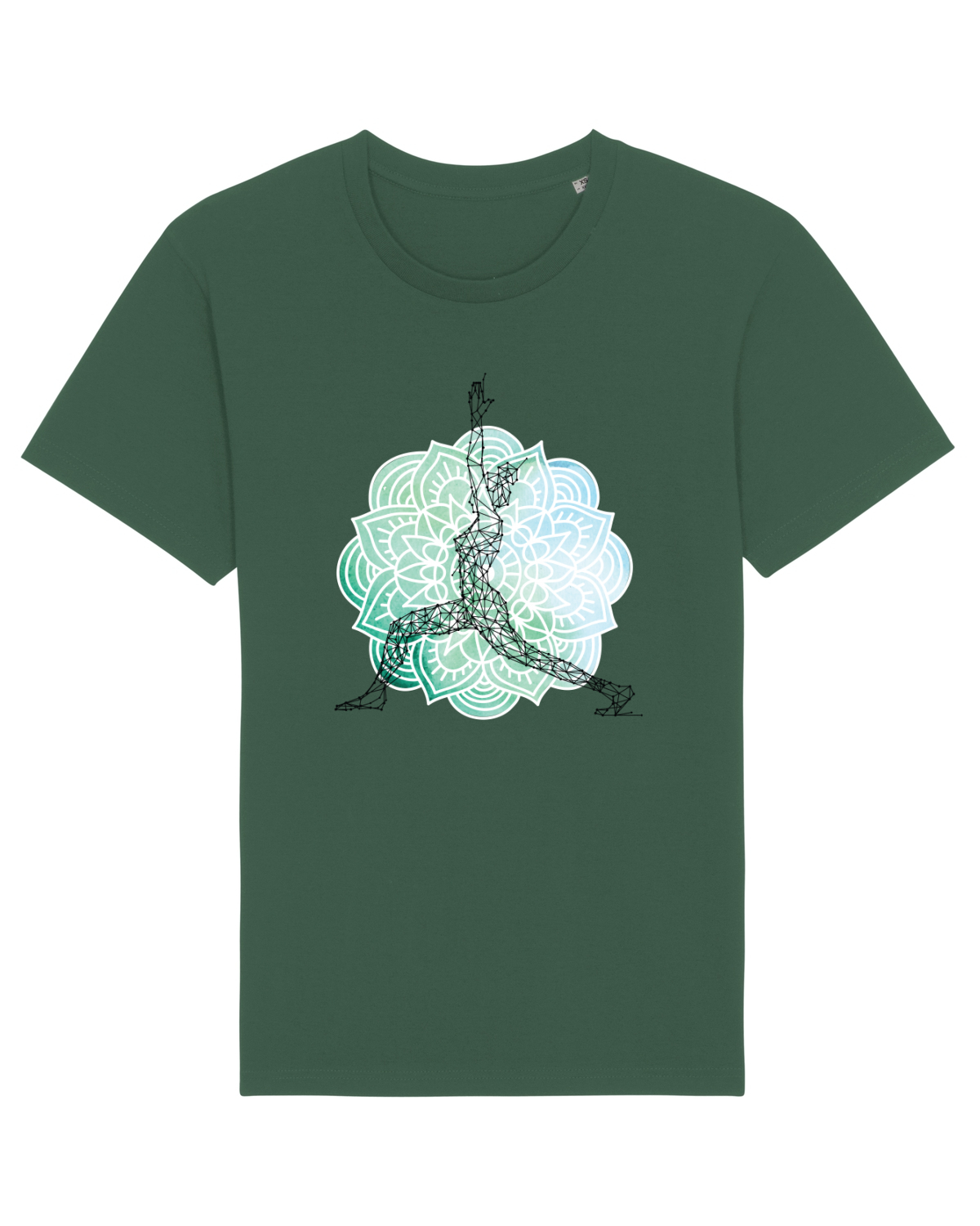 Tricou mânecă scurtă Unisex Rocker Bottle Green