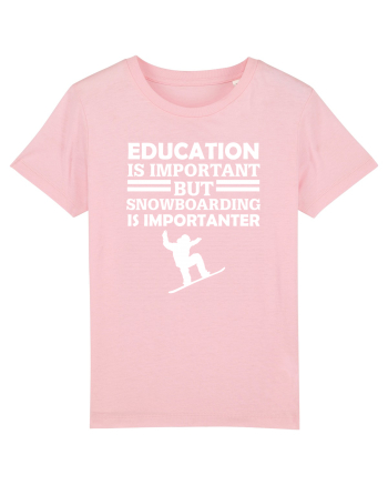 SNOWBOARDING Cotton Pink