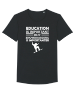 SNOWBOARDING Tricou mânecă scurtă guler larg Bărbat Skater
