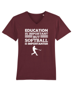 SOFTBALL Tricou mânecă scurtă guler V Bărbat Presenter