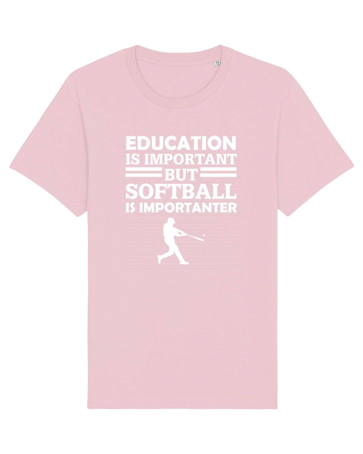Tricou mânecă scurtă Unisex Rocker Cotton Pink