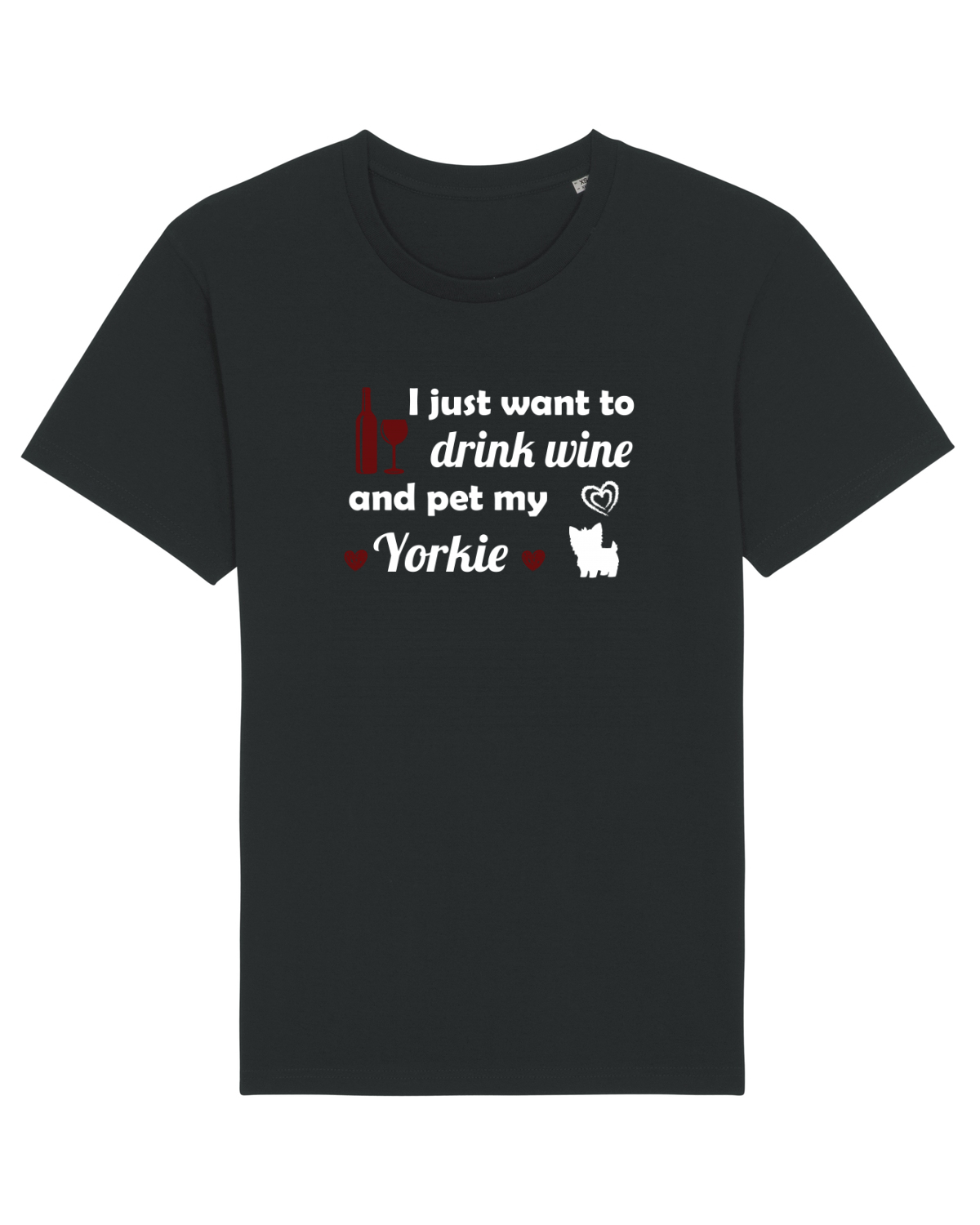 Tricou mânecă scurtă Unisex Rocker Black