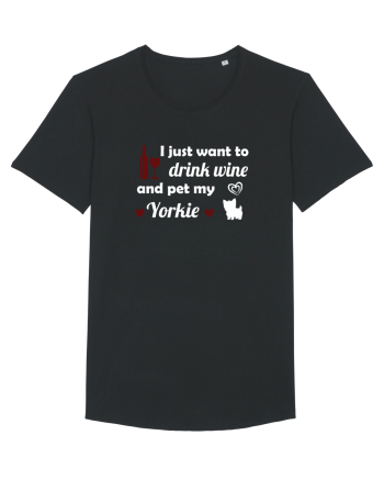 WINE AND YORKIE Black