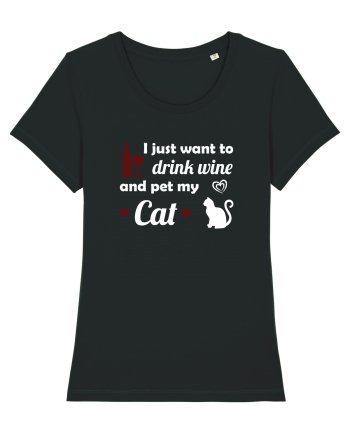 WINE AND CAT Black
