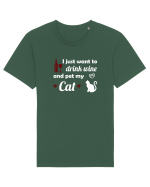 WINE AND CAT Tricou mânecă scurtă Unisex Rocker