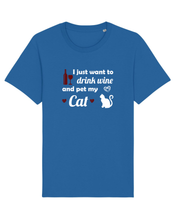 WINE AND CAT Royal Blue