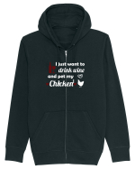 CHICKEN Hanorac cu fermoar Unisex Connector