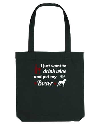 WINE AND BOXER Black