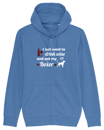 WINE AND BOXER Bright Blue