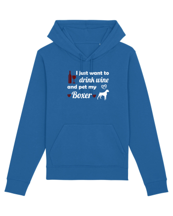 WINE AND BOXER Royal Blue