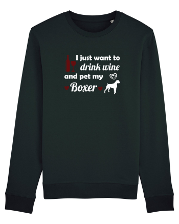 WINE AND BOXER Black
