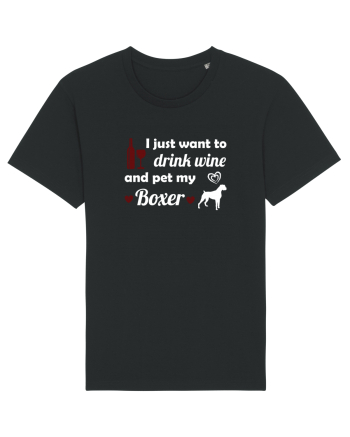 WINE AND BOXER Black