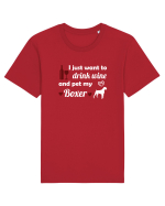 WINE AND BOXER Tricou mânecă scurtă Unisex Rocker