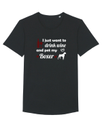 WINE AND BOXER Tricou mânecă scurtă guler larg Bărbat Skater