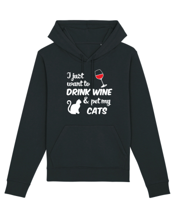 WINE AND CATS Black