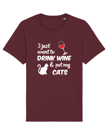 WINE AND CATS Burgundy