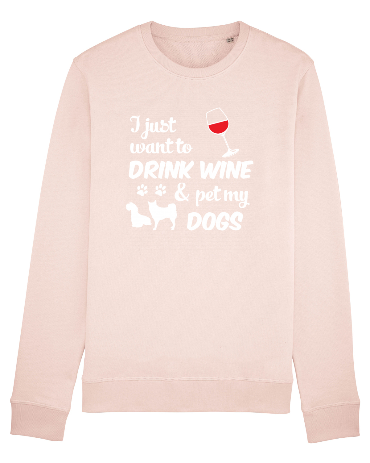 Bluză mânecă lungă Unisex Rise Candy Pink
