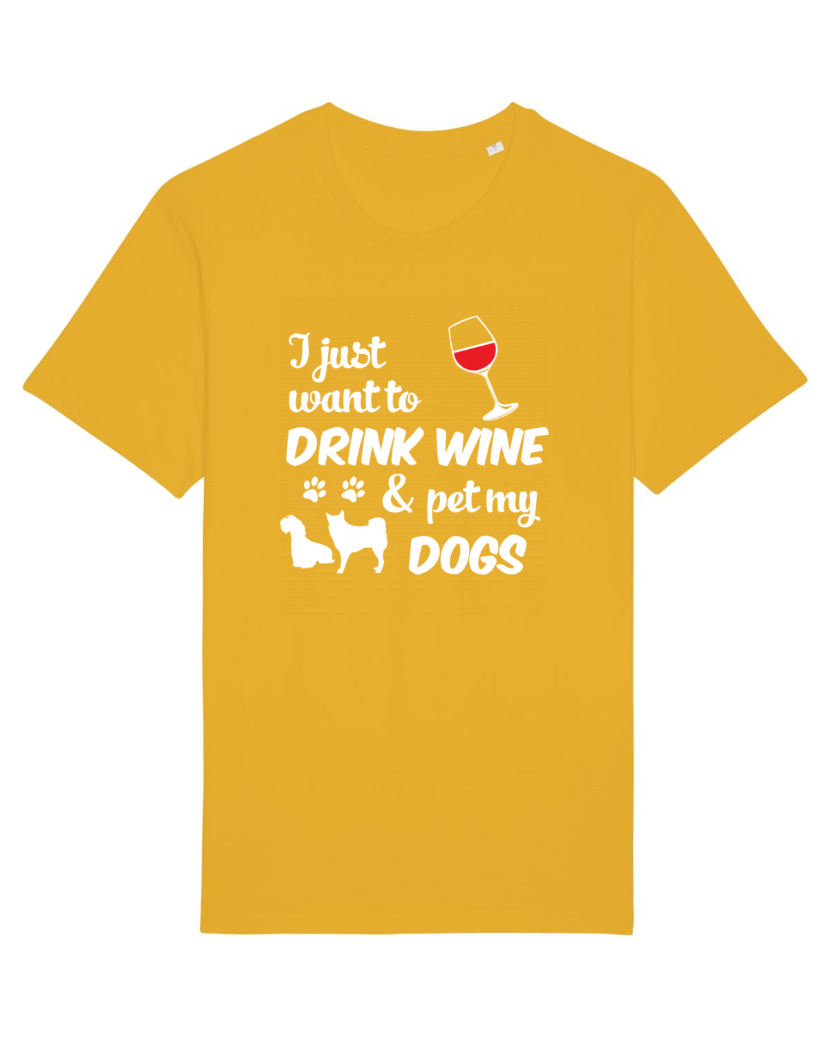 Tricou mânecă scurtă Unisex Rocker Spectra Yellow