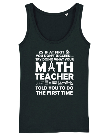 MATH TEACHER Black