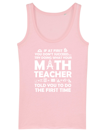MATH TEACHER Cotton Pink