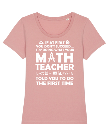 MATH TEACHER Canyon Pink