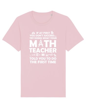 MATH TEACHER Cotton Pink