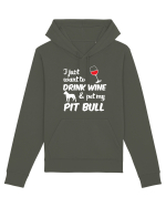 WINE AND PIT BULL Hanorac Unisex Drummer