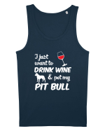 WINE AND PIT BULL Maiou Bărbat Runs