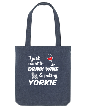WINE AND YORKIE Midnight Blue