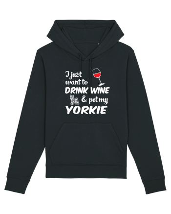 WINE AND YORKIE Black