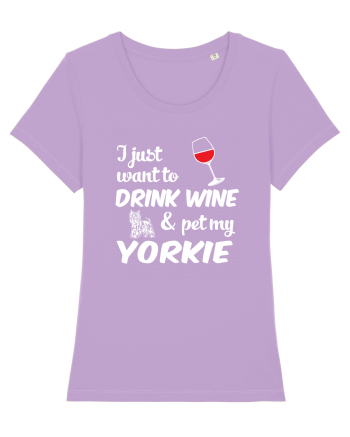 WINE AND YORKIE Lavender Dawn