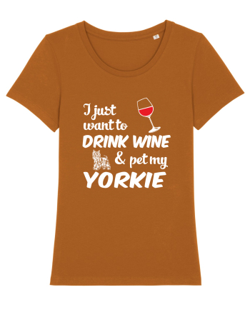 WINE AND YORKIE Roasted Orange