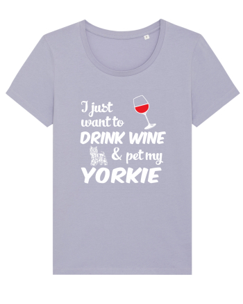 WINE AND YORKIE Lavender
