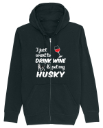 WINE AND HUSKY Hanorac cu fermoar Unisex Connector