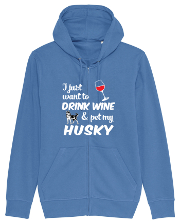 WINE AND HUSKY Bright Blue