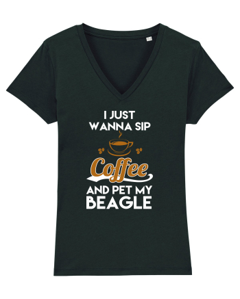 COFFEE AND BEAGLE Black