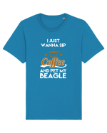 COFFEE AND BEAGLE Tricou mânecă scurtă Unisex Rocker